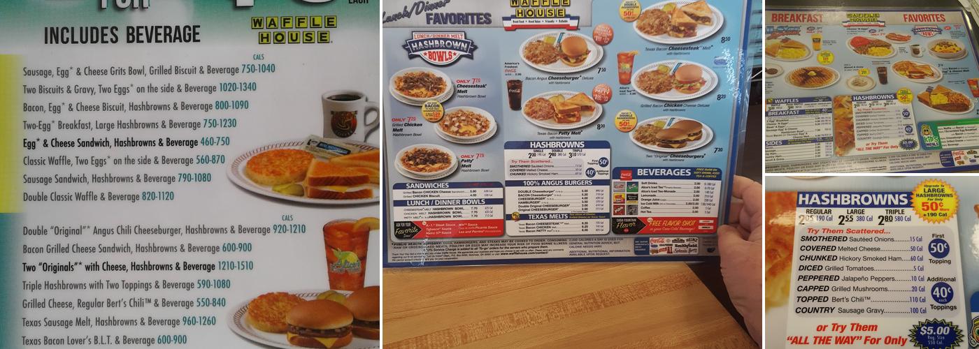 Waffle House Menu