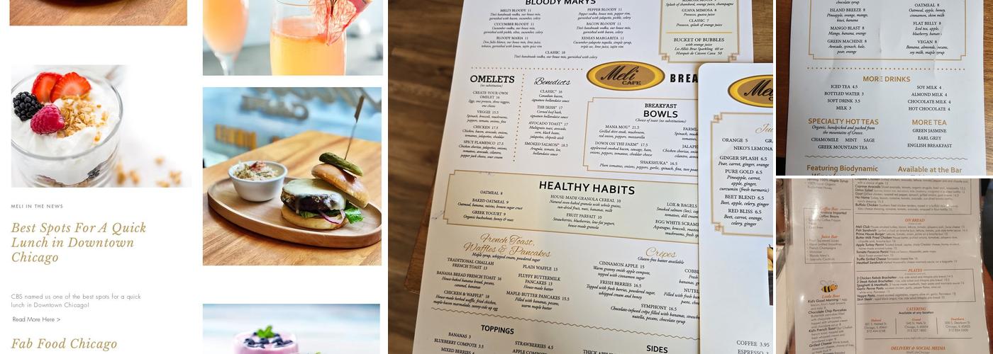 Meli Cafe Menu