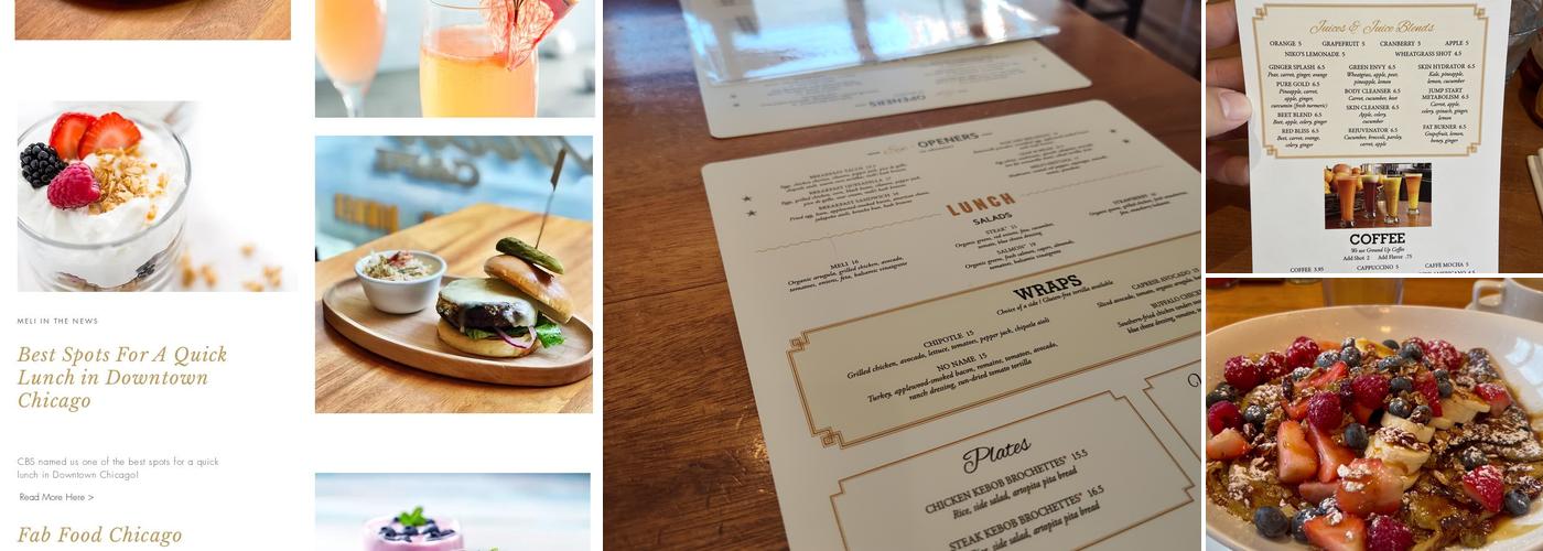 Meli Cafe Menu