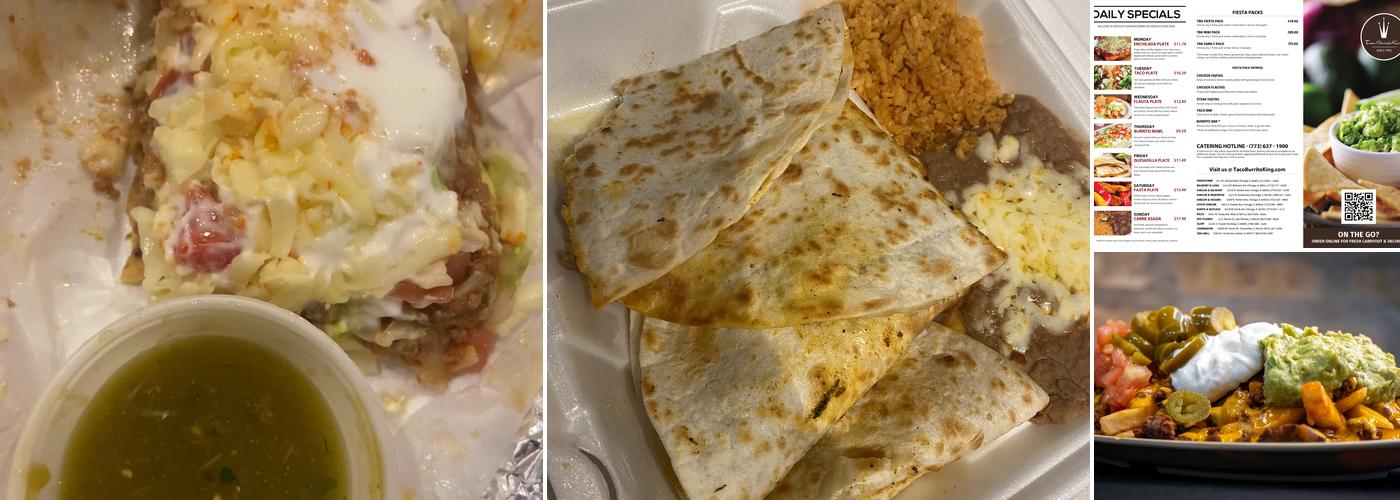 TBK Greektown (Taco Burrito King) Menu