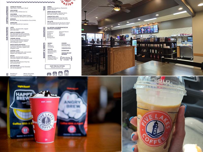 Five Lakes Coffee Menu