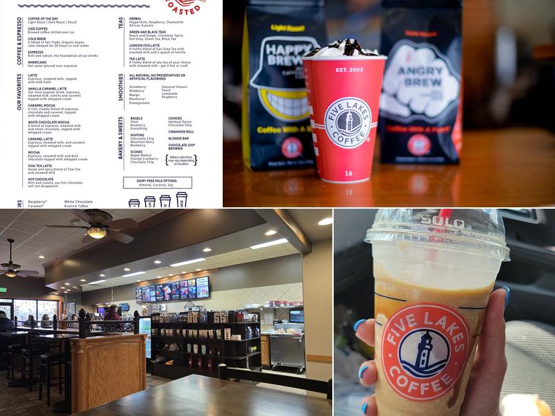 Five Lakes Coffee Menu