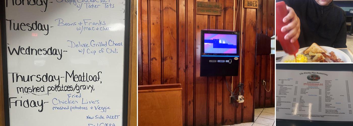 Knotty pine front royal va Menu