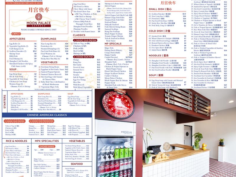 Moon Palace Express Menu