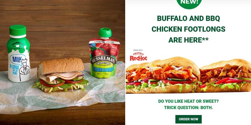 Subway Menu