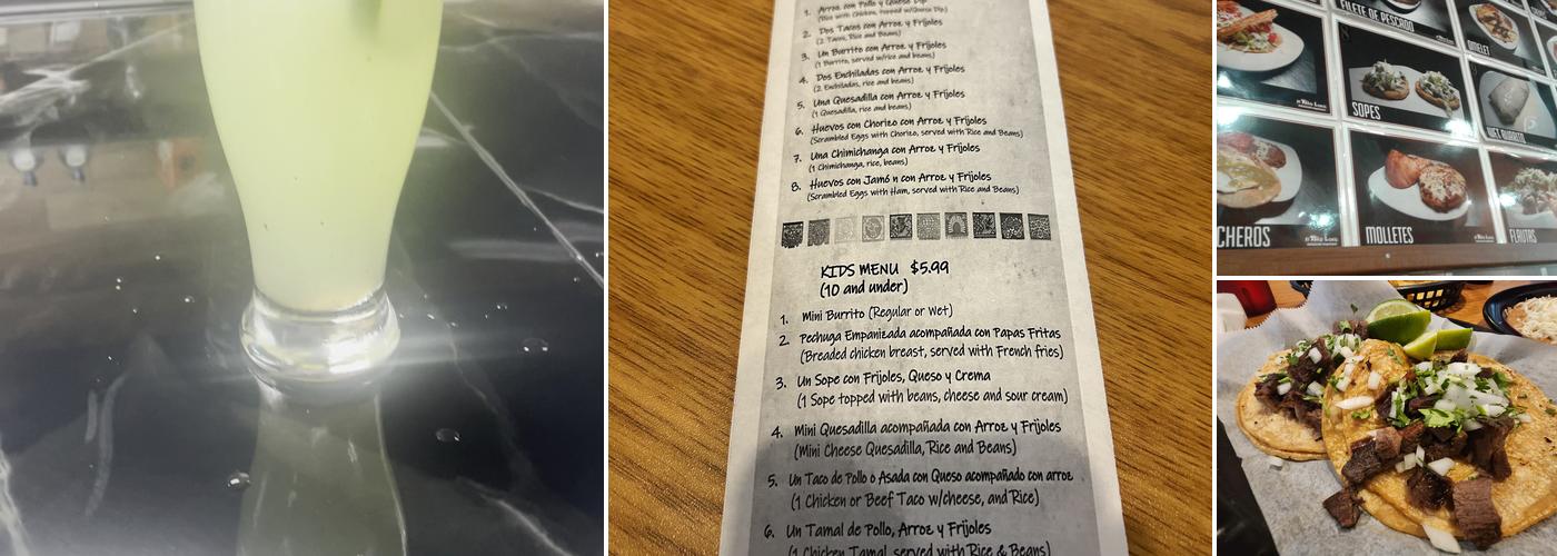 El Taco Loco Mexican Taqueria Menu