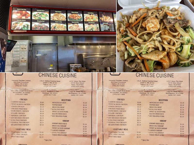 Imperial Garden Express Menu