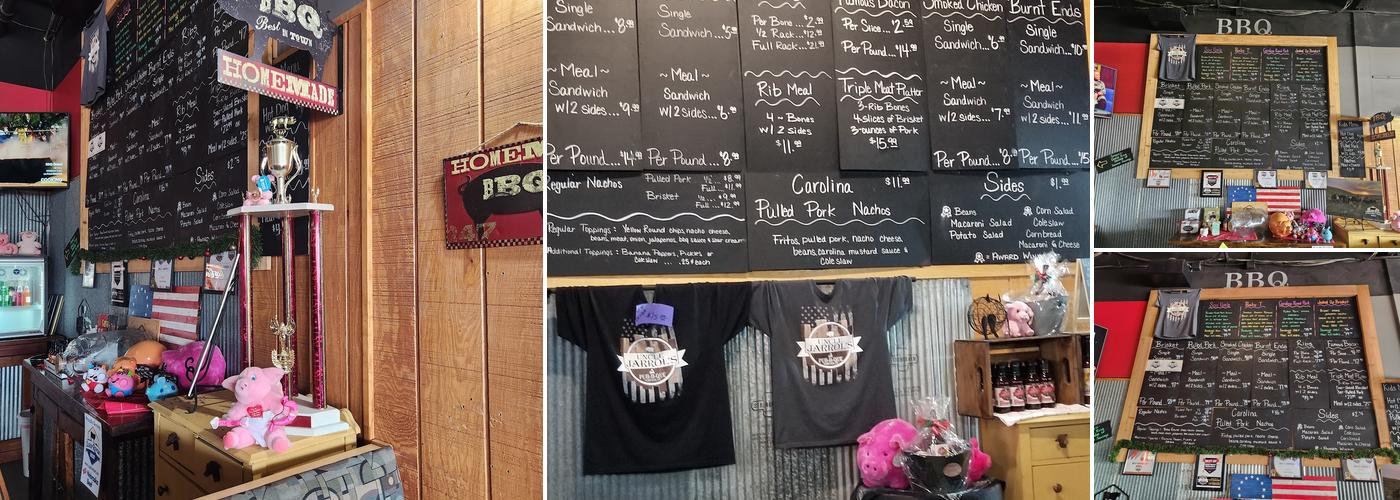 Uncle Jarrol's Pub-B-Que Menu