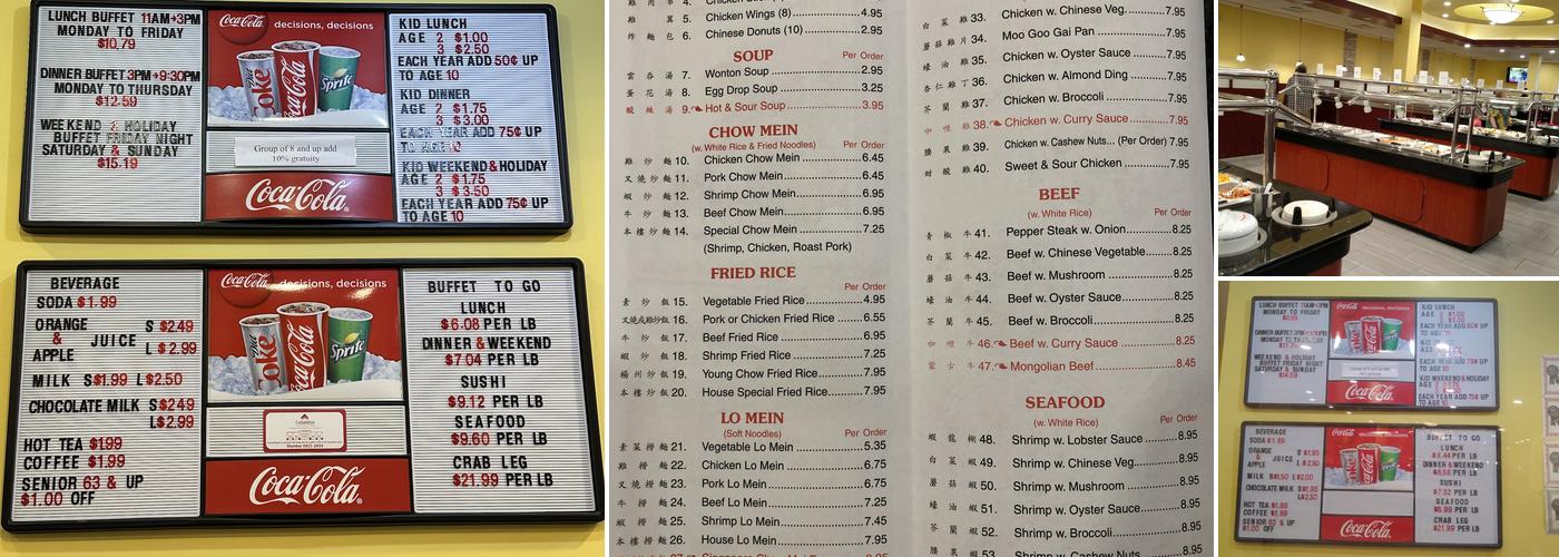 Super Buffet Menu