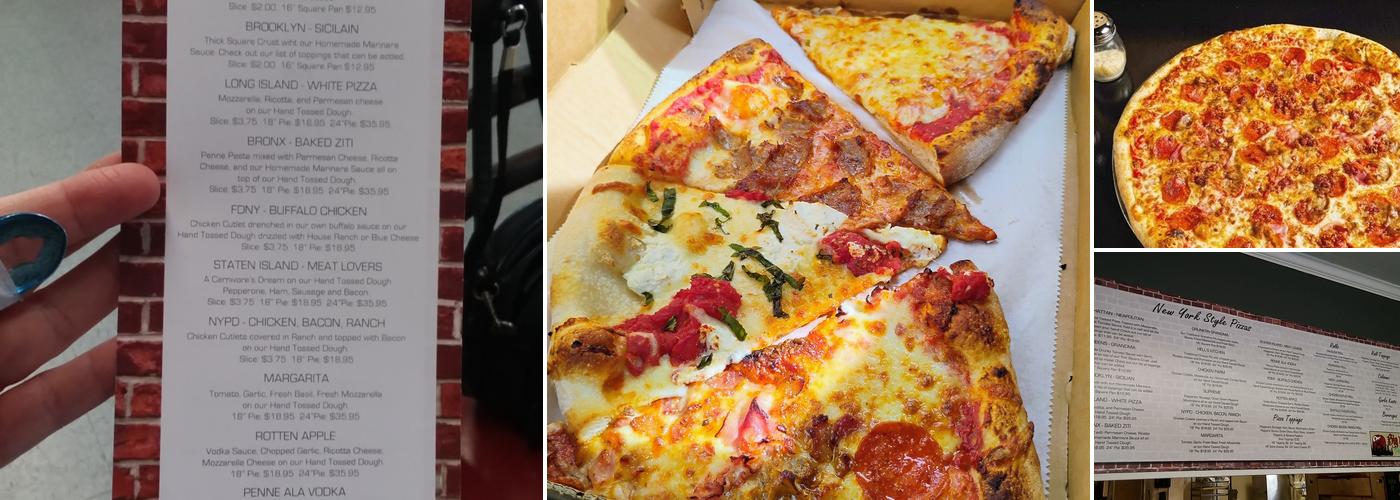 Big Apple Pizza Menu