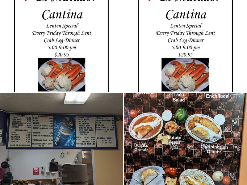 El Matador Cafe&Cantina Menu