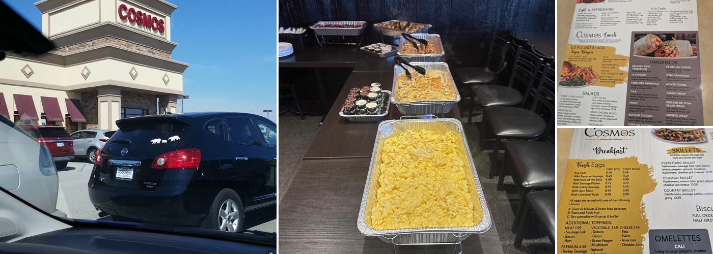 Cosmos Restaurant Menu