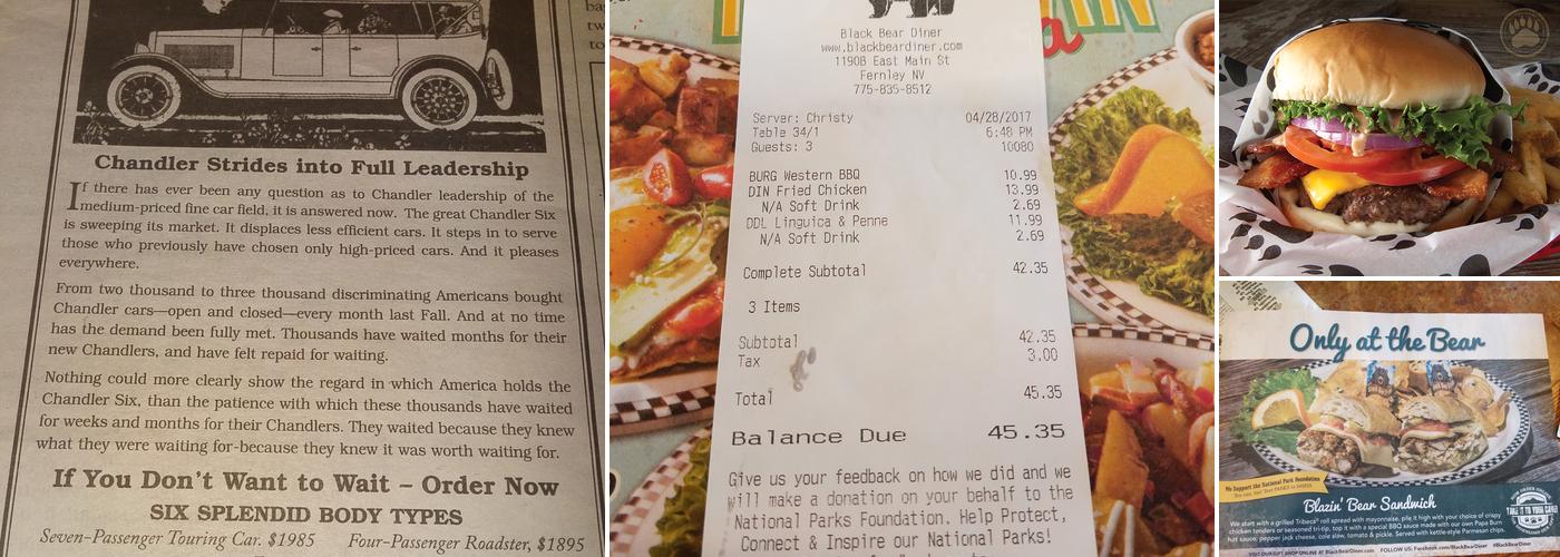 Black Bear Diner Menu