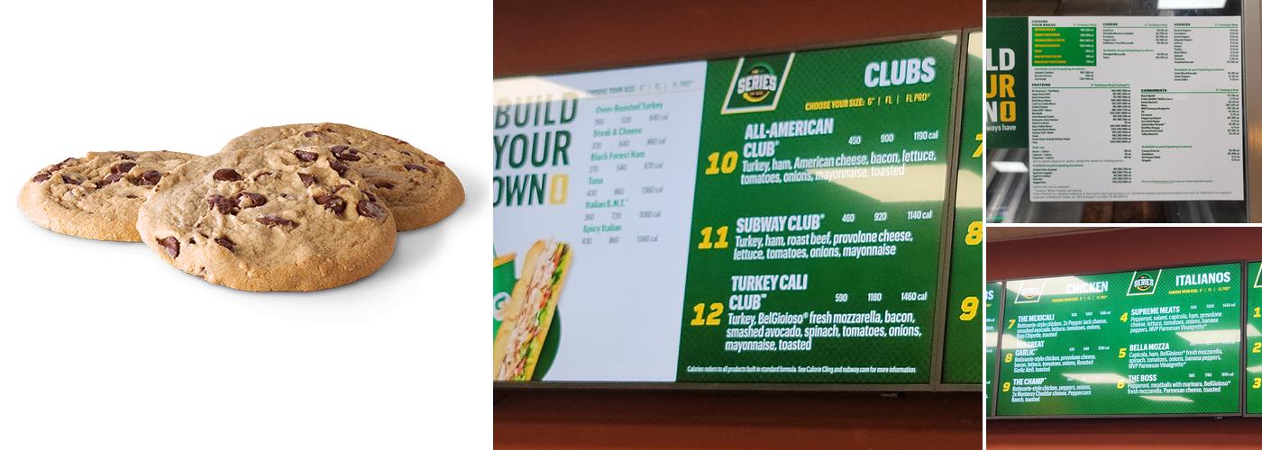 Subway Menu