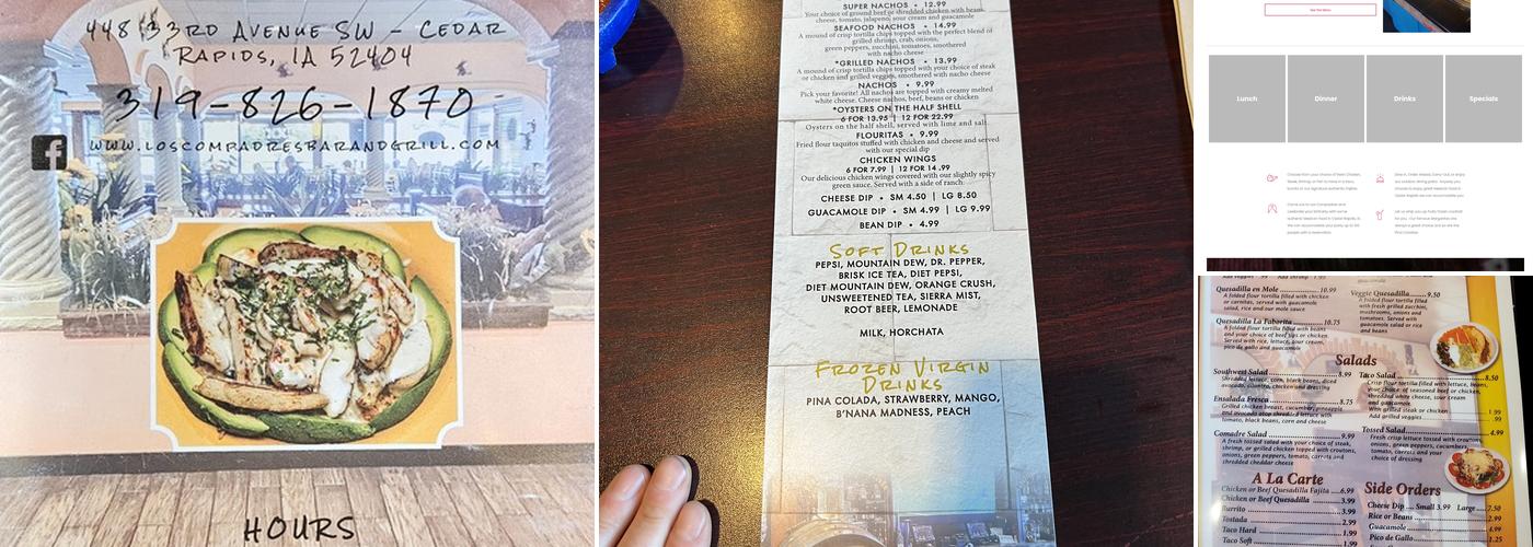 Los Compadres Menu