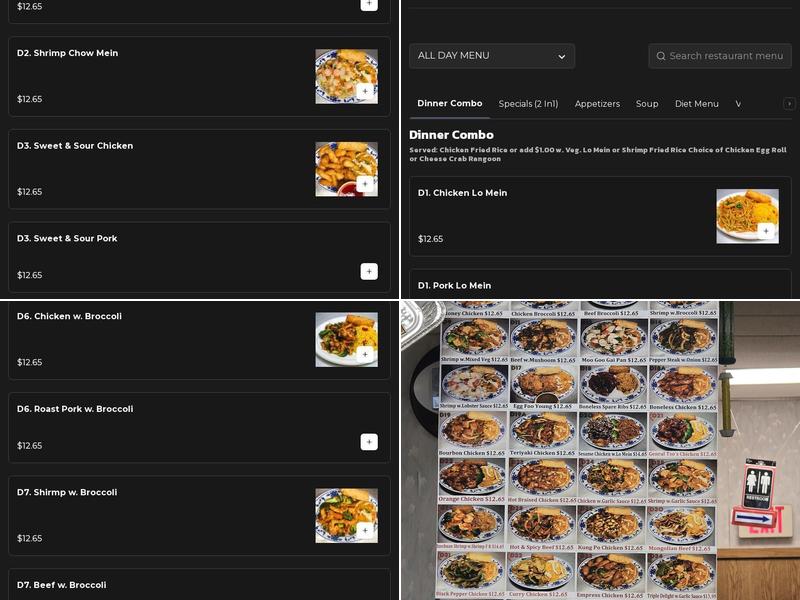 Red Apple Chinese Restaurant Menu