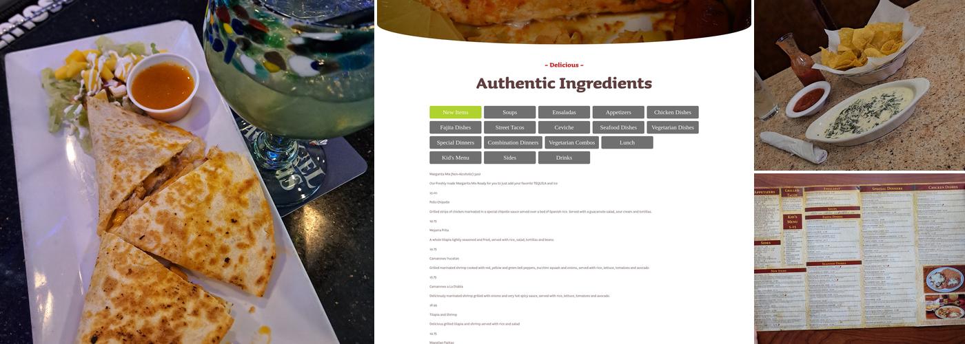 Mi Jalisco Menu