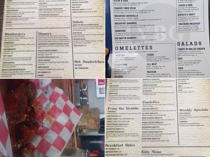 Vernon Bar & Grill Menu