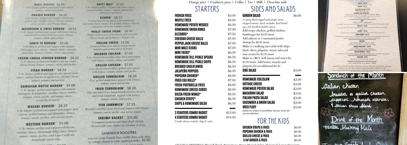 PrairieMoon on Main Menu