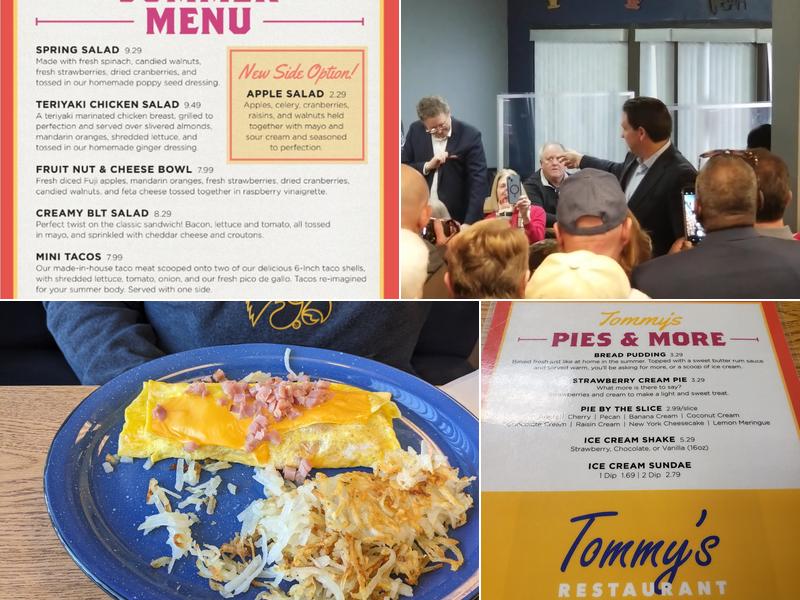 Tommy's West Restaurant Menu