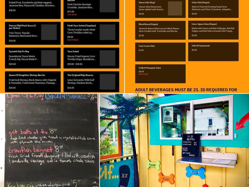 Mojo Cafe Menu
