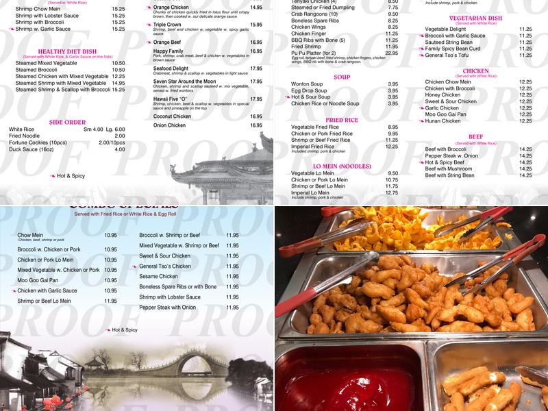 Imperial Buffet Menu