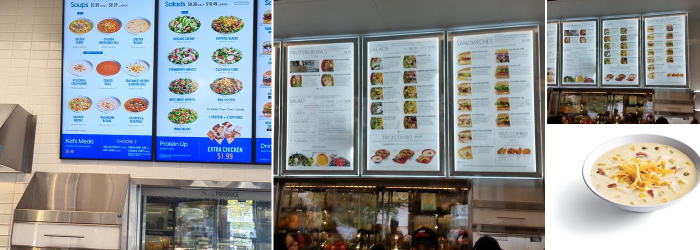 Café Zupas Menu