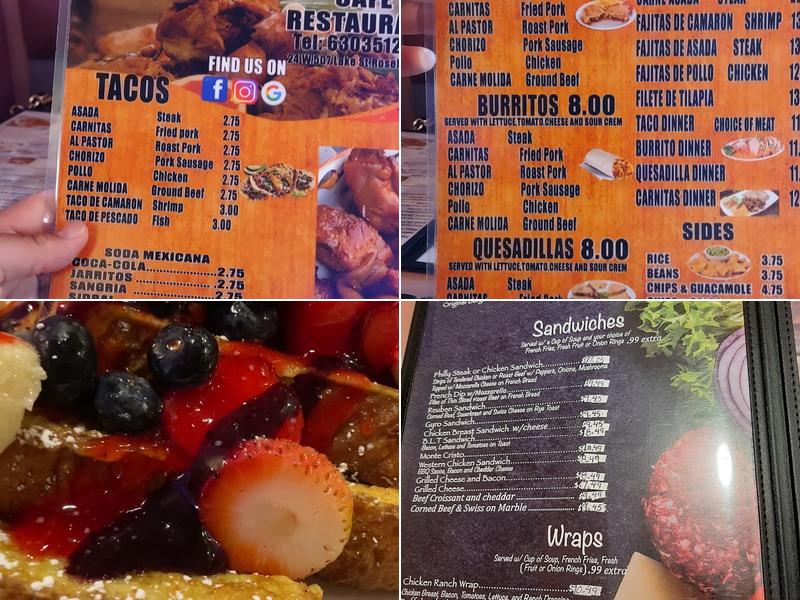 Bloomingdale Cafe Breakfast & Lunch Menu