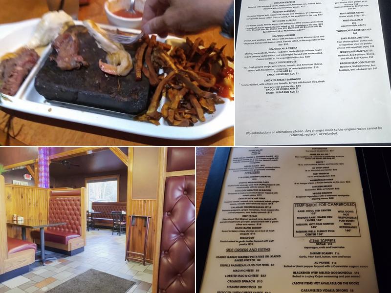 Black Rock Steakhouse Menu