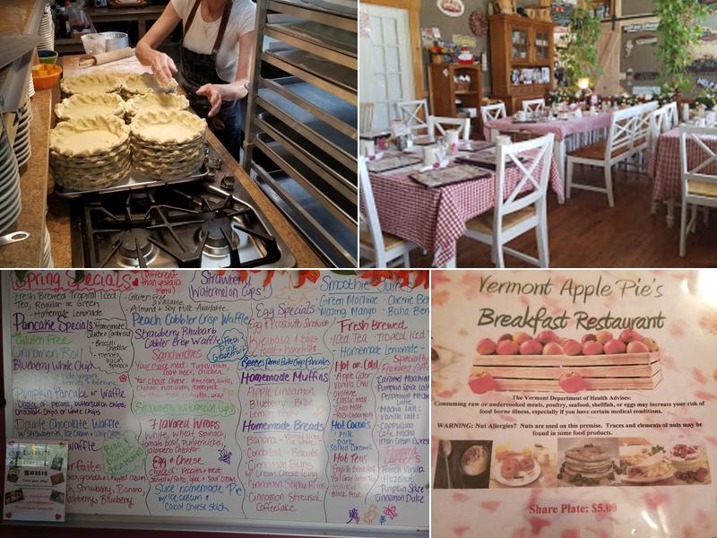 Vermont Apple Pies Bakery Menu