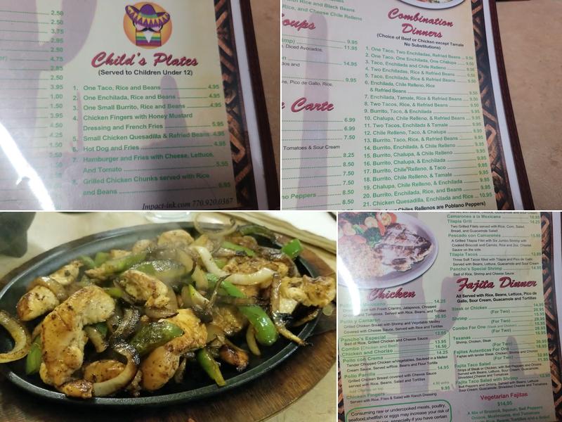 El Cazador Mexican Grill Menu