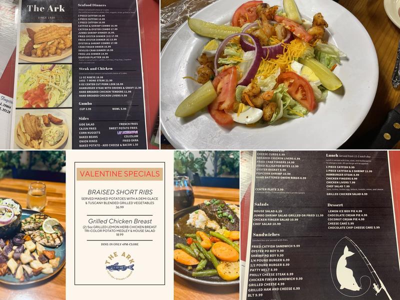 The Ark Menu