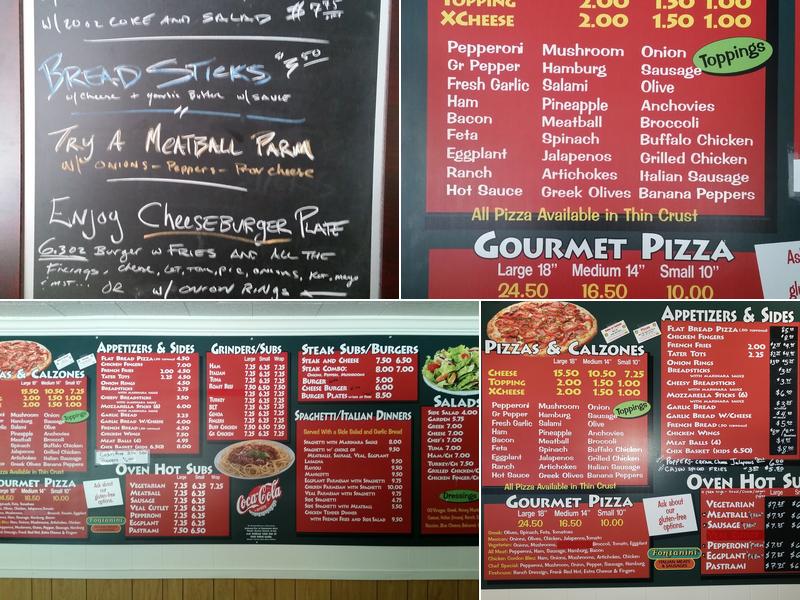 Pizza Chef of Franklin Menu