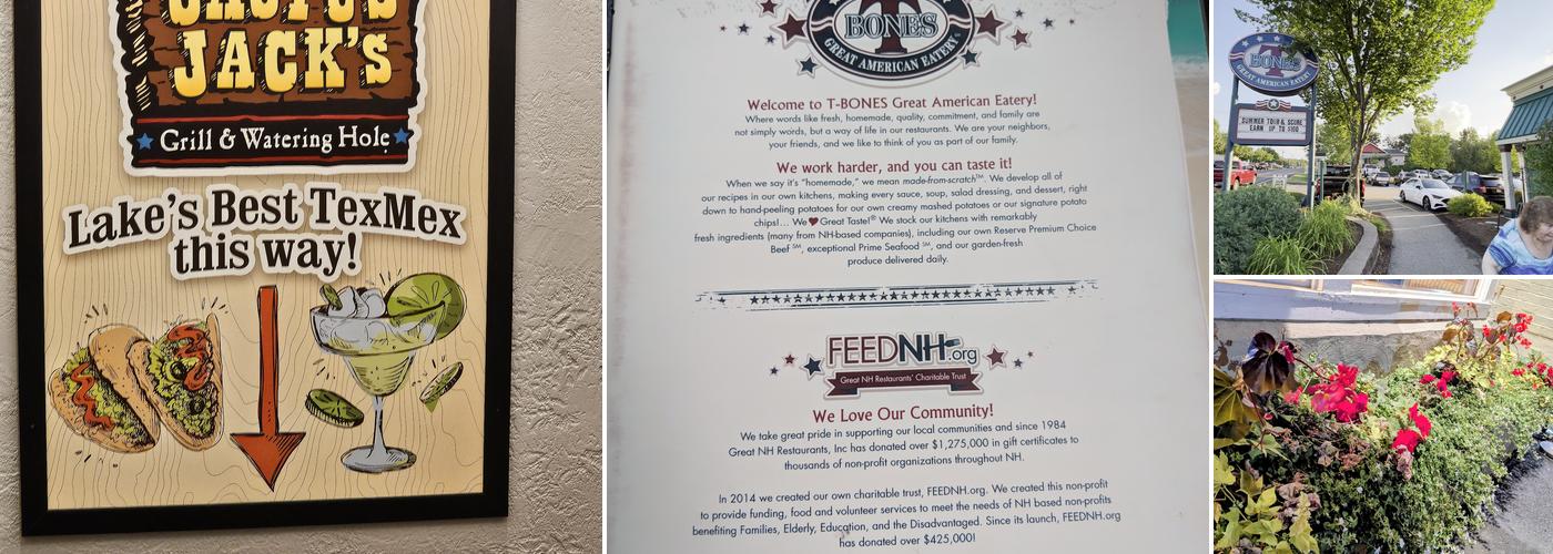 T-BONES Great American Eatery Menu