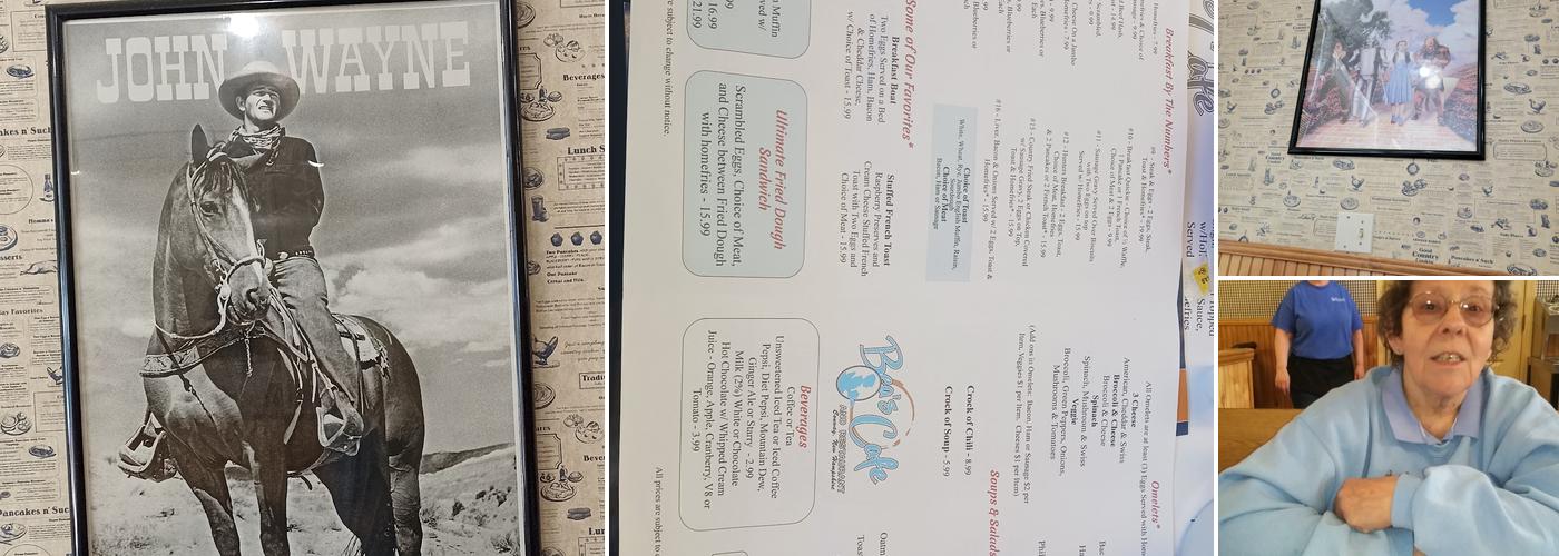 Bea's Cafe Menu