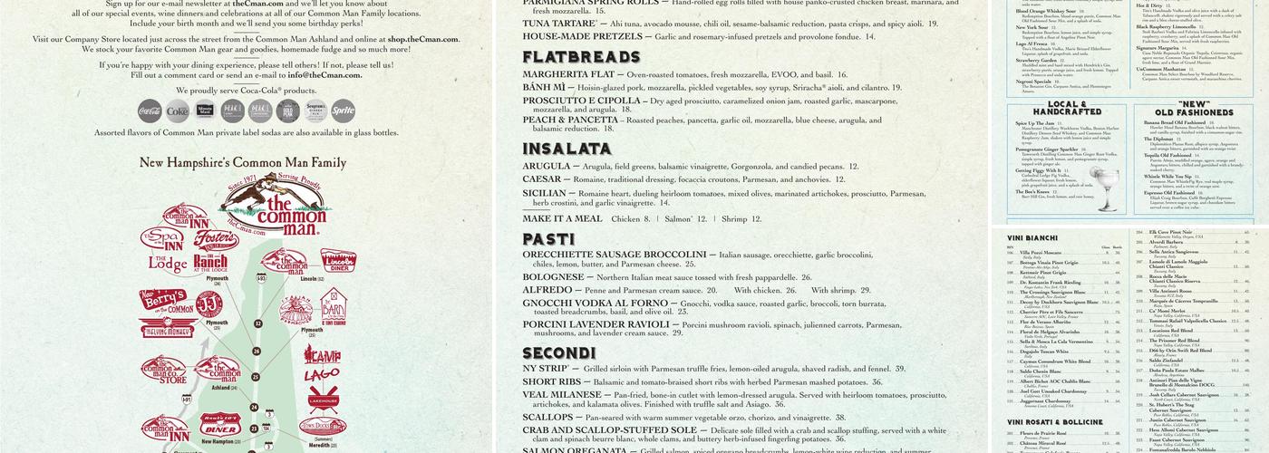 Lago Menu