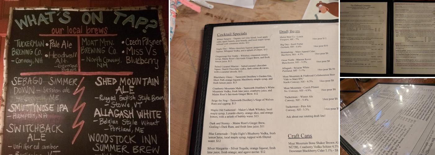 Flatbread Company Menu