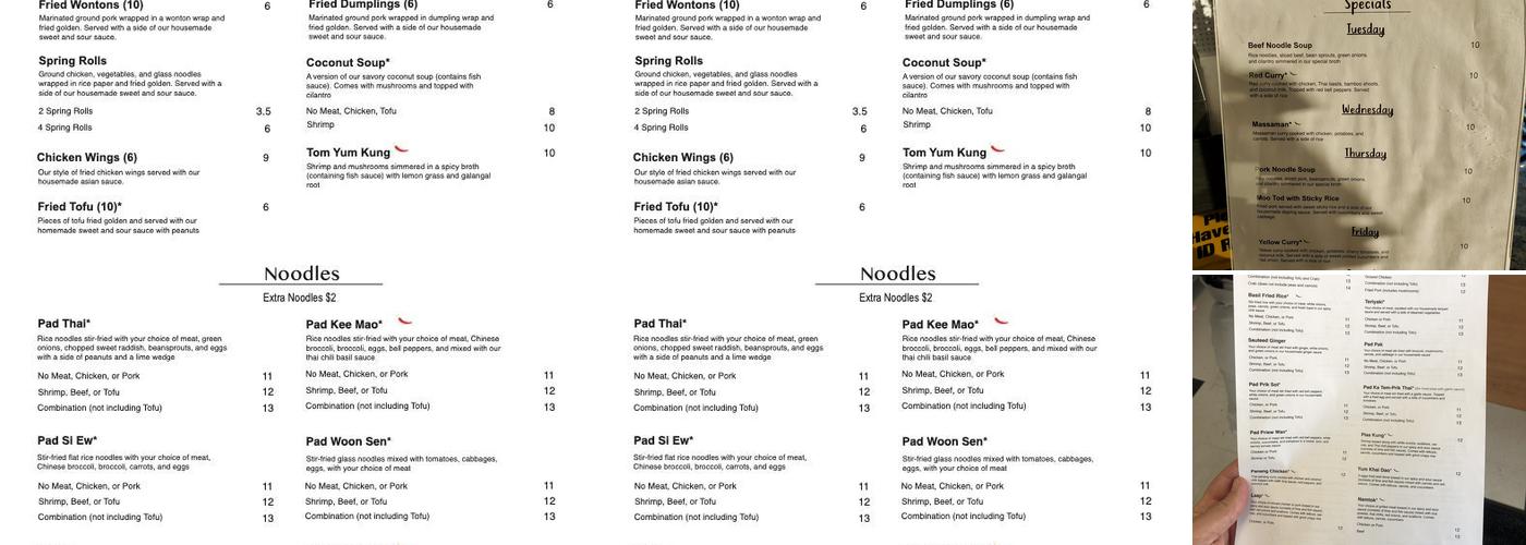 Blue Pacific at Hoover Food Mart Menu