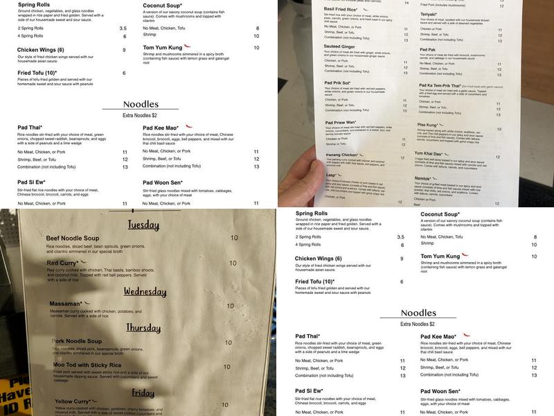 Blue Pacific at Hoover Food Mart Menu