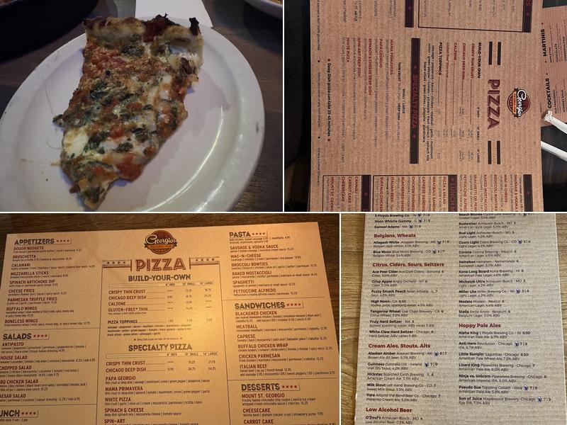 Georgio's Chicago Pizzeria & Pub Menu