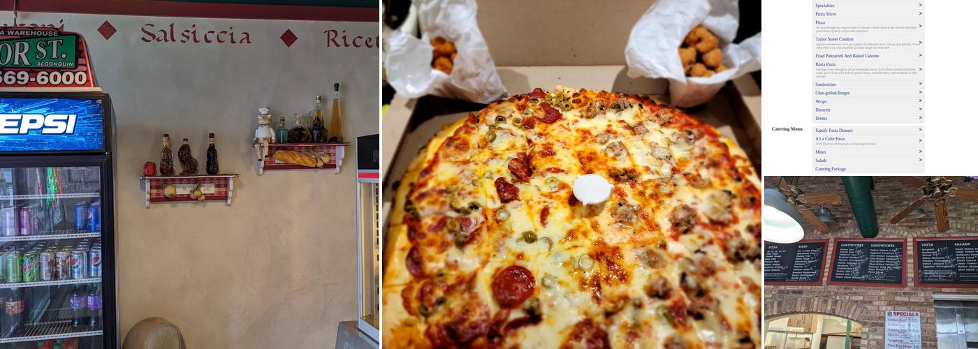 Taylor Street Pizza Menu