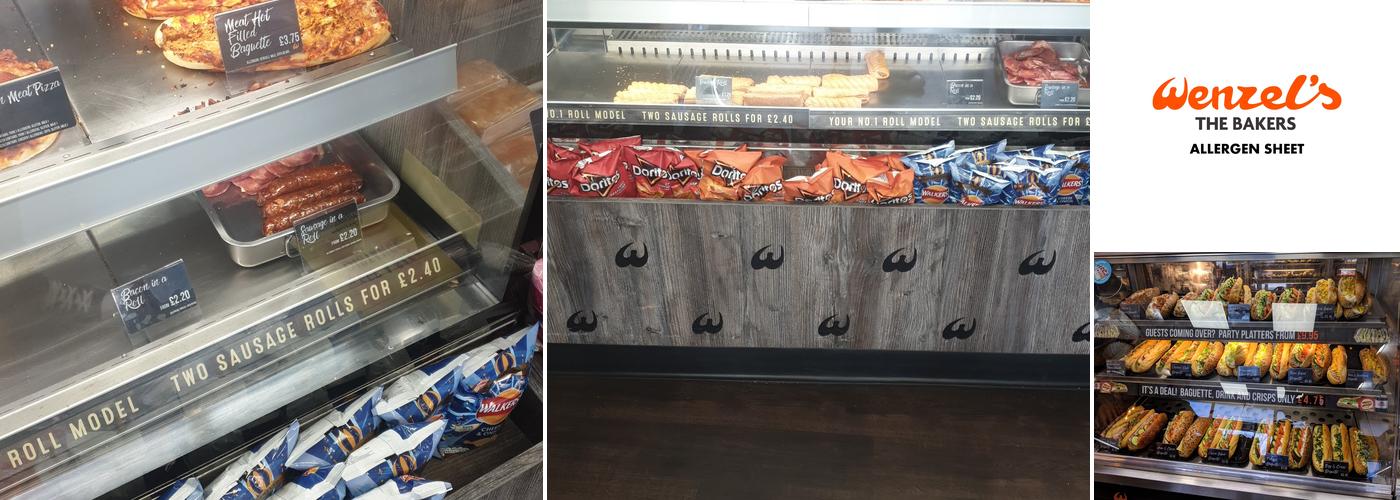 Wenzel's the Bakers Menu