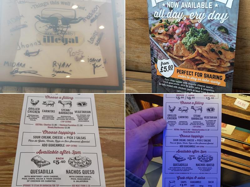 Tortilla Watford Menu