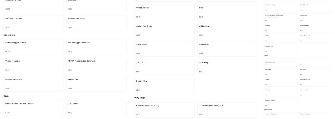 Breaking Bread - Crystal Lake Menu