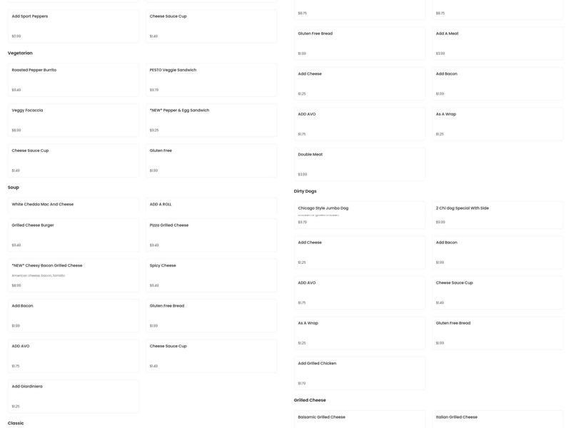 Breaking Bread - Crystal Lake Menu