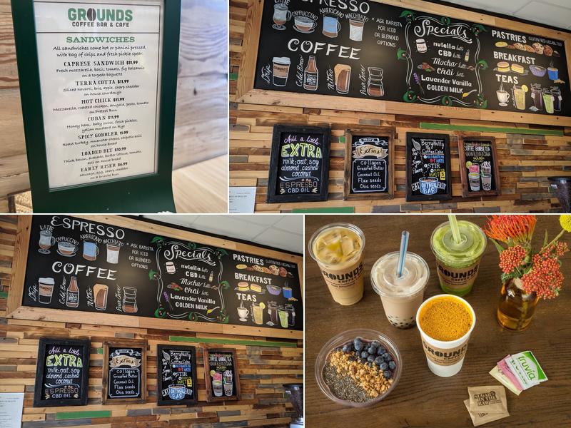 Grounds Coffee Bar Menu