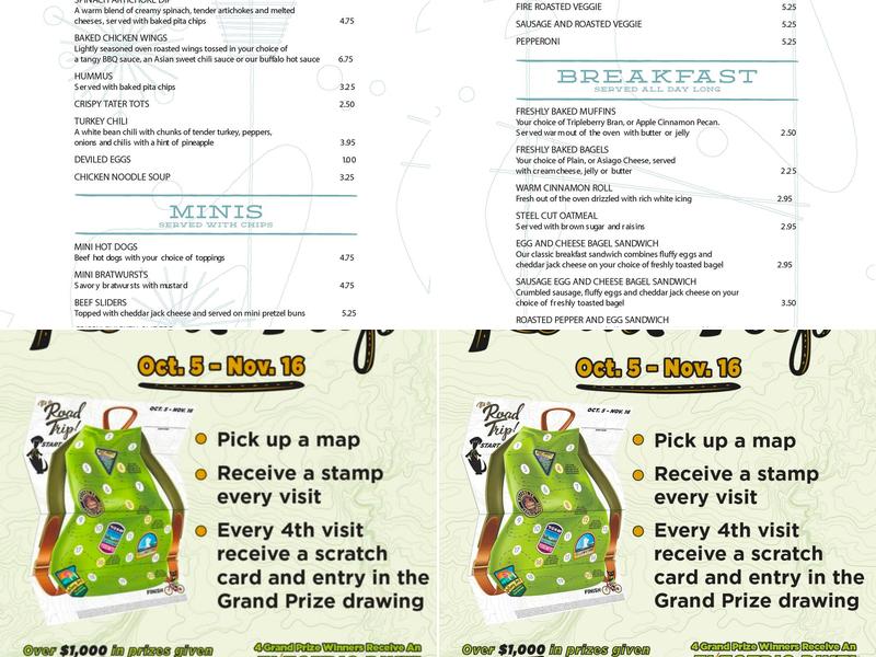 Stella's Place Menu