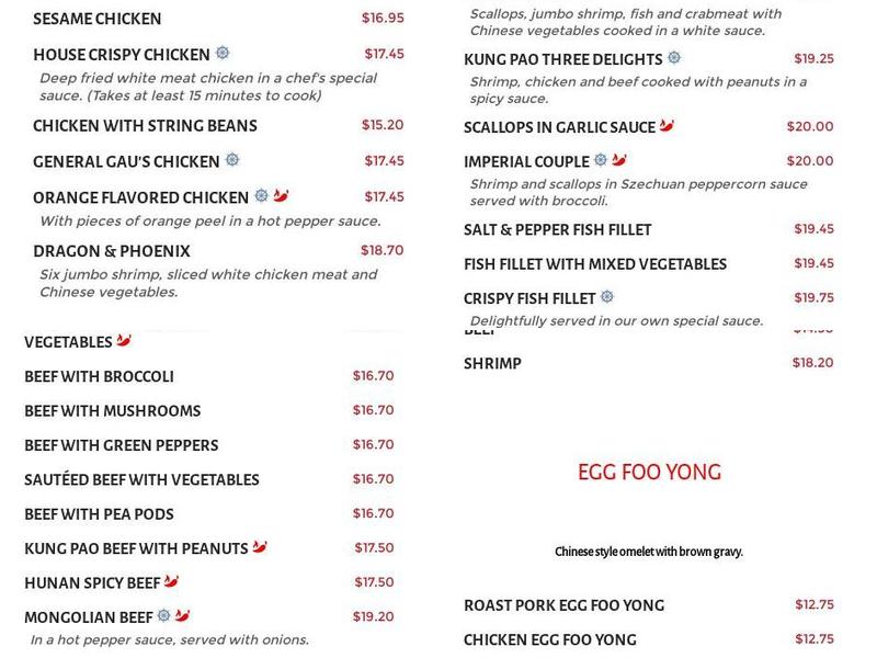 Fugaky Menu