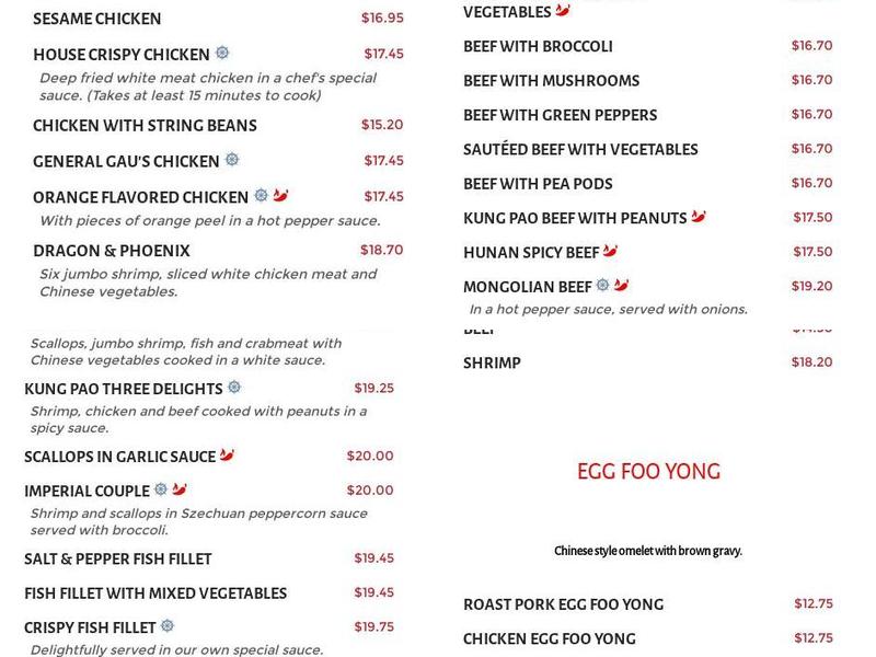 Fugaky Menu