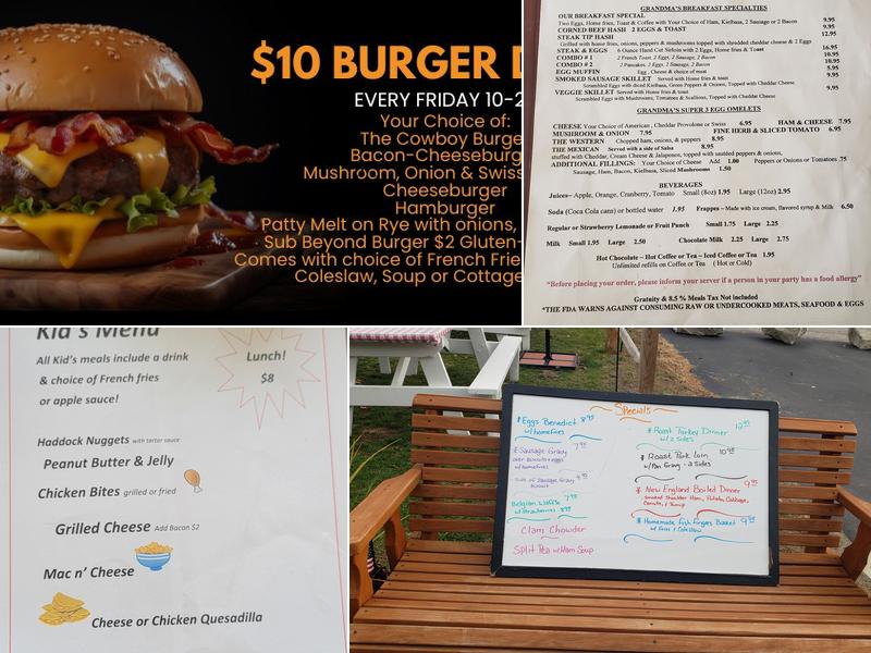 Grandma's Kitchen Menu